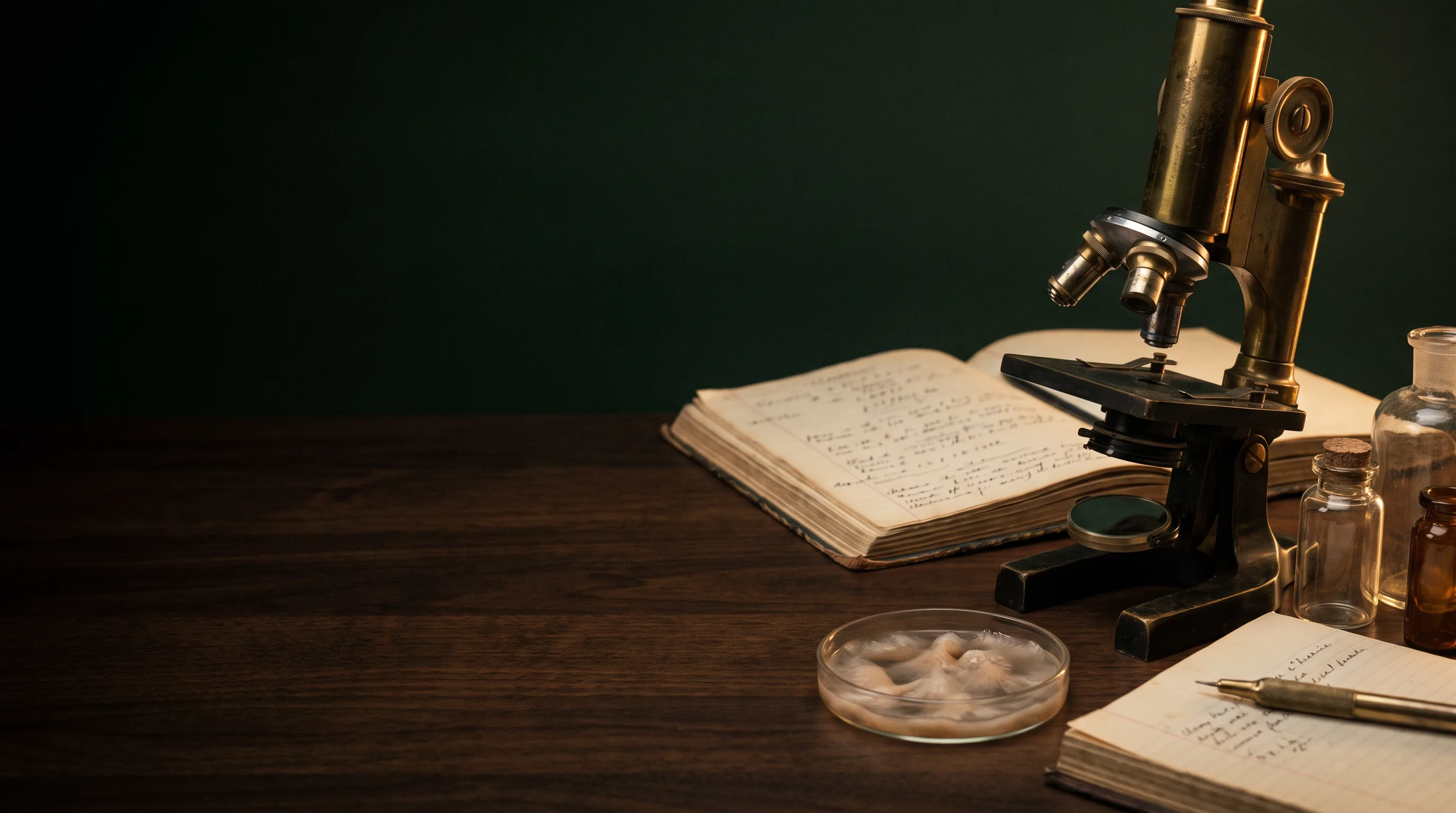 Historische wissenschaftliche Arbeitsmaterialien als Metapher für die lange Geschichte der Antibiotikaresistenz